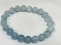 Natural Gradient Aquamarine Bracelet by Crystal Lumina | High-Clarity Ice-Grade Blue Beryl | Calm & Serenity Statement Gift