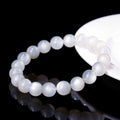 Premium Natural White Moonstone Bracelet – Soft Luminous Glow Crystal | Calm Energy, Intuition & Self-Love Jewelry by Crystal Lumina