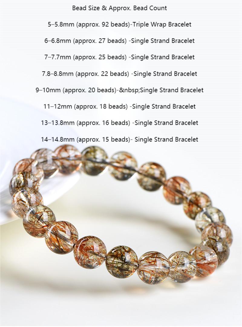 Natural Black Gold Super Seven Crystal Bracelet by Crystal Lumina | Rare High-Vibration Sacred Seven | Chakra Balancing & Spiritual Growth Gift